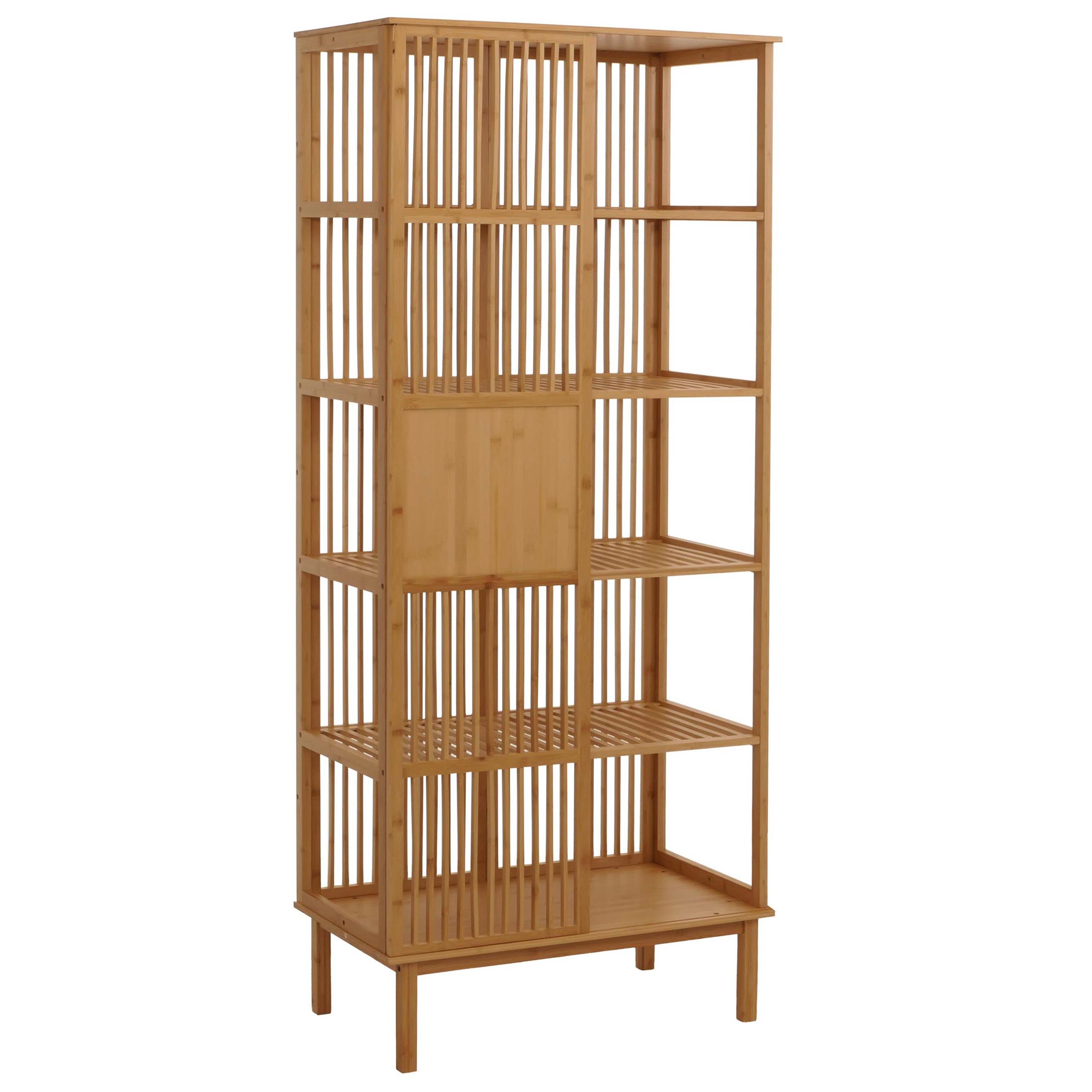 STANDREGAL Braun - Braun, Holz (80/186/45cm) - MCW