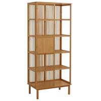 STANDREGAL Braun - Braun, Holz (80/186/45cm) - MCW