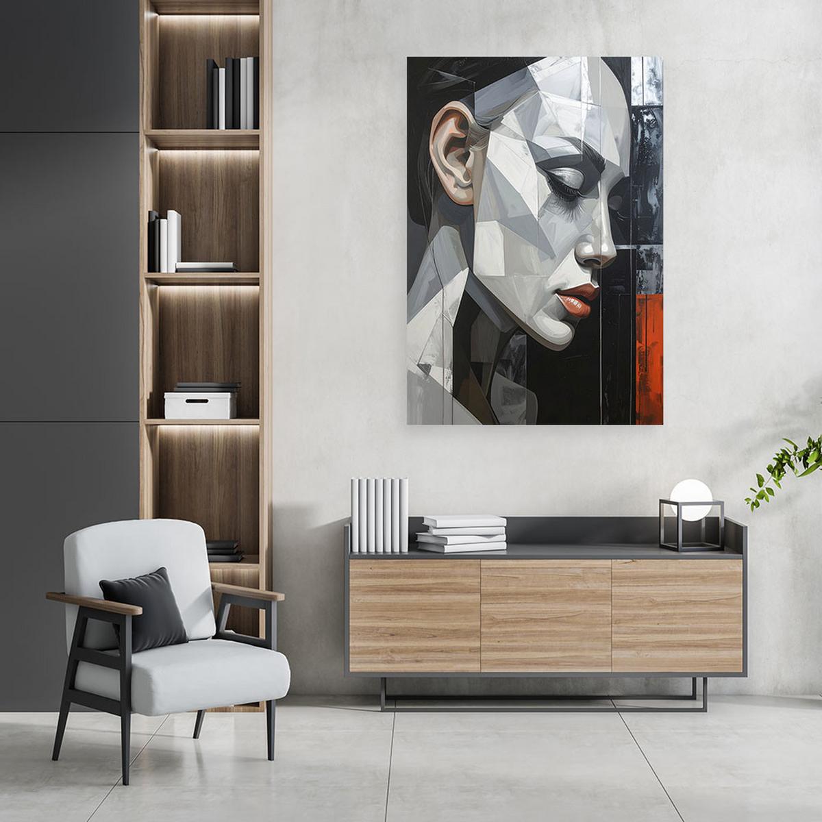 LEINWANDBILD Menschen & Charaktere 40x60cm - Grau, Textil (40/60cm) - Feeby