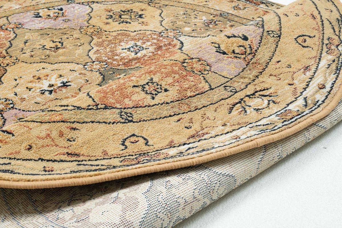 WEBTEPPICH Gabiro 208 240x240 cm - Beige, Textil (240/240cm) - THEKO