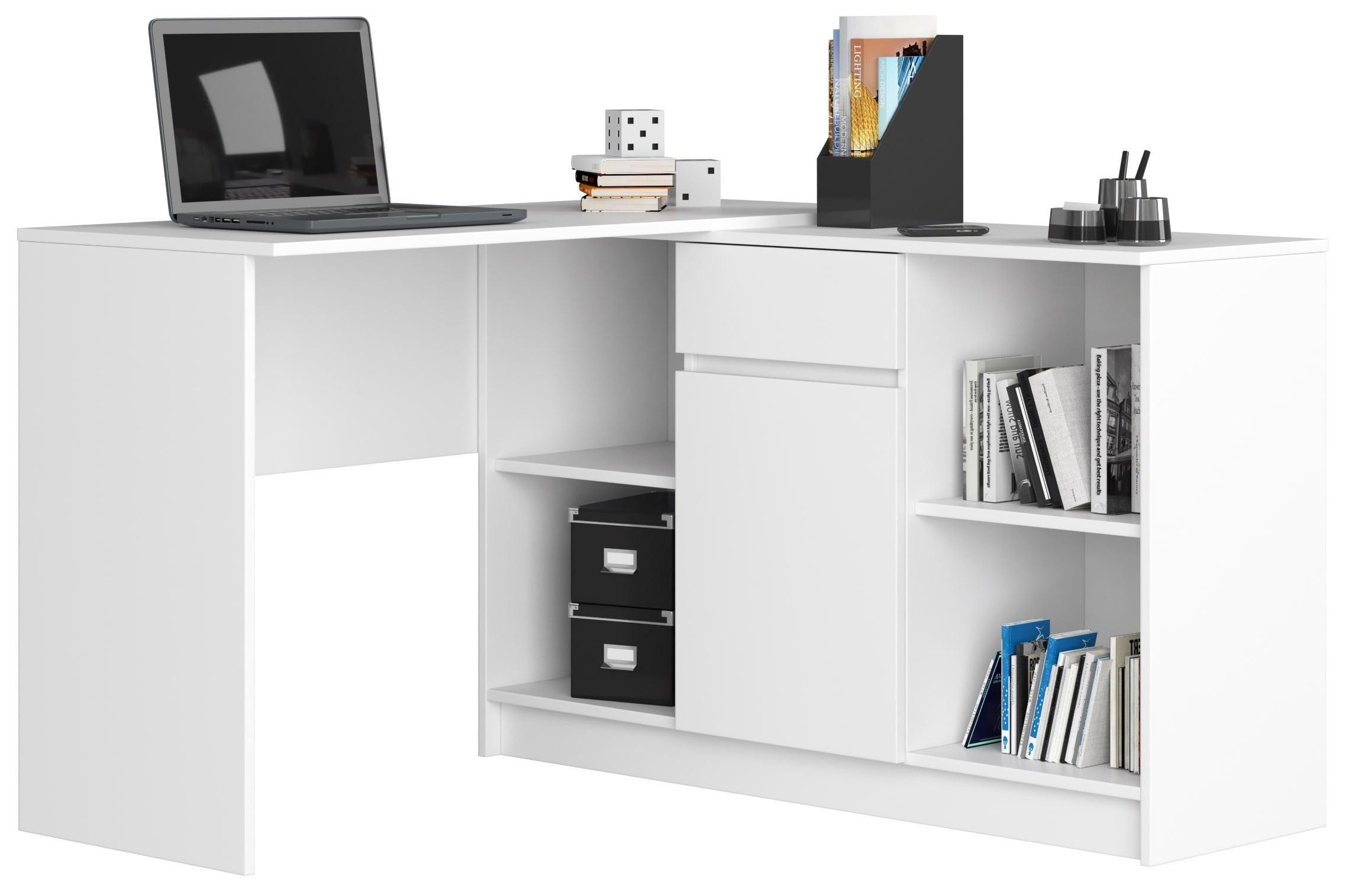 ECKSCHREIBTISCH-SET 120cm mit Kommode - Akaziefarben, Holzwerkstoff (126/120/79cm) - RAUMHIRSCH FURNITURE