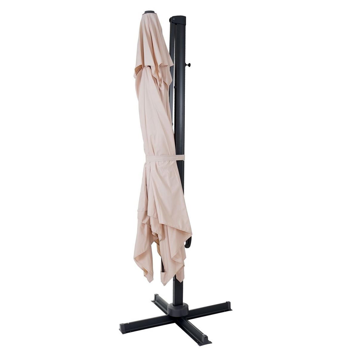 AMPELSCHIRM I Cremeweiß 300/300 cm - Weiß, Textil (360/300cm) - MCW