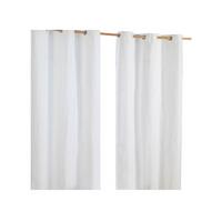 ÖSENVORHANG blickdicht 2er-Set, 137/228 cm - Weiß, Textil (137/228cm) - Homescapes