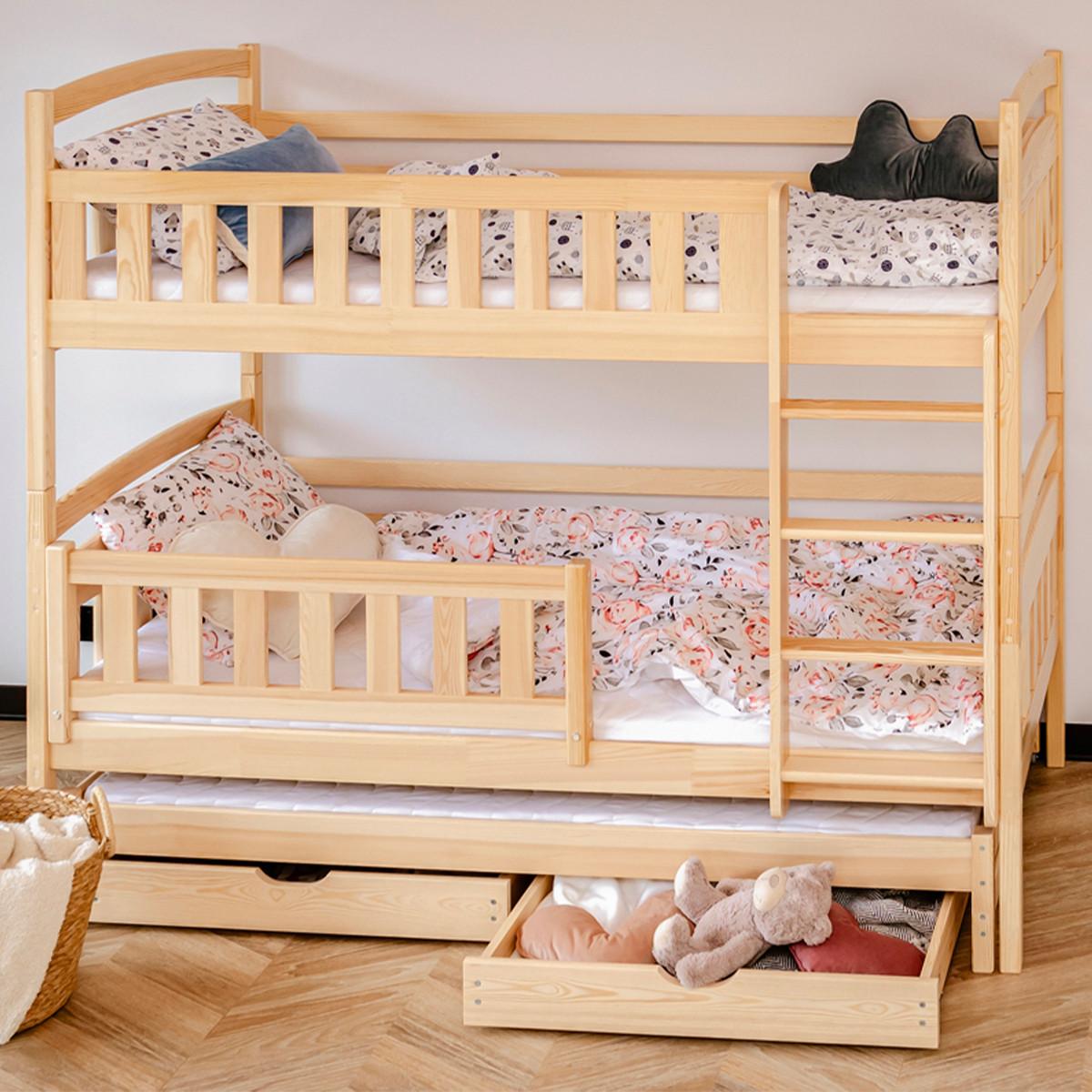 BETT 90/200 Jules Holz - Braun, Holzwerkstoff (90/200cm) - Petits-meubles