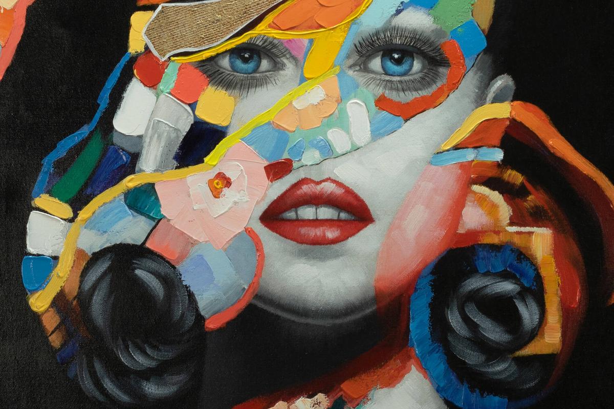 ACRYLBILD HANDGEMALT 75/100 cm - Multicolor, Holz/Textil (75/100cm) - KUNSTLOFT