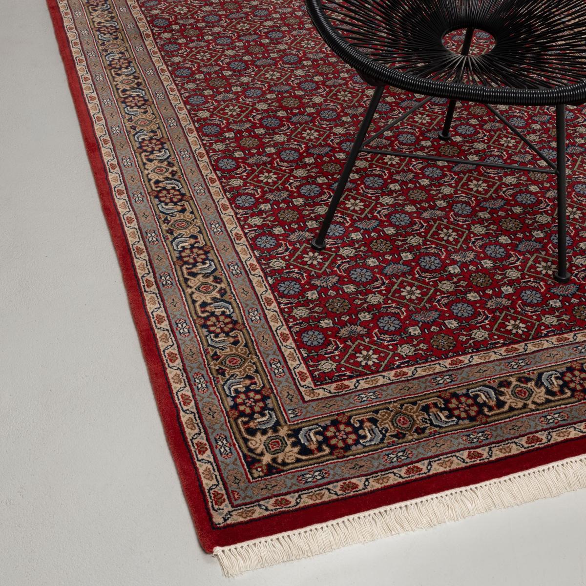 ORIENTTEPPICH Indo Herati, klassisch, strapazierfähig 250x350 cm - Rot, Textil (250/350cm) - Rug and Roll