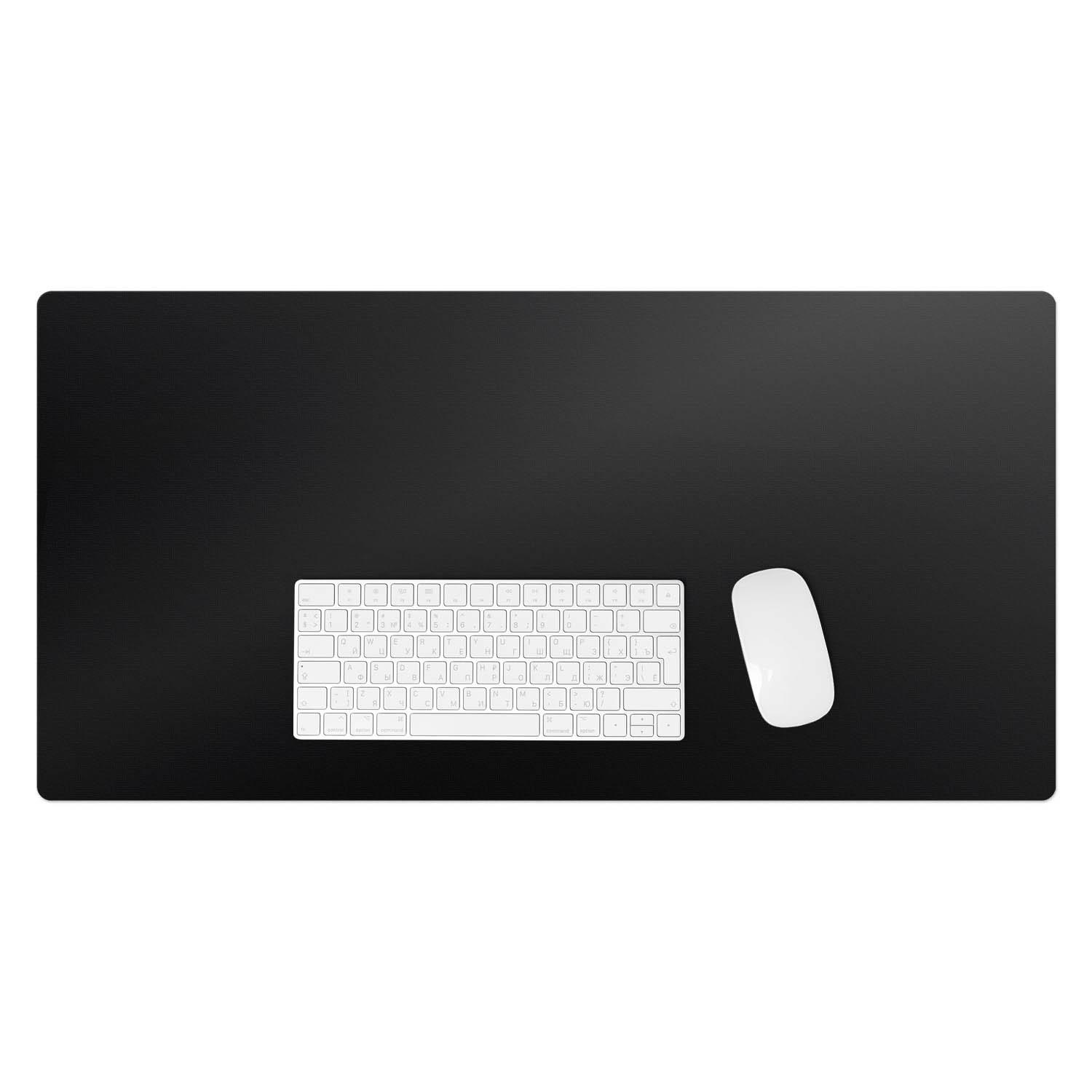 SCHREIBTISCHUNTERLAGE 90x45 cm Schwarz - Schwarz, Kunststoff (90/45/1.6cm) - Wallfluent