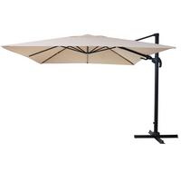 AMPELSCHIRM Cremeweiß 300/400 cm - Weiß, Textil (400/360cm) - MCW