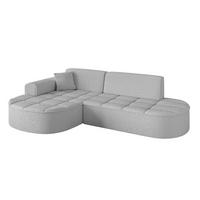 ECKSOFA Ottomane Links TARO-L1 - 243x171x79,5 cm Hellgrau - Hellgrau, Holzwerkstoff/Textil (243/171cm) - ALTDECOR