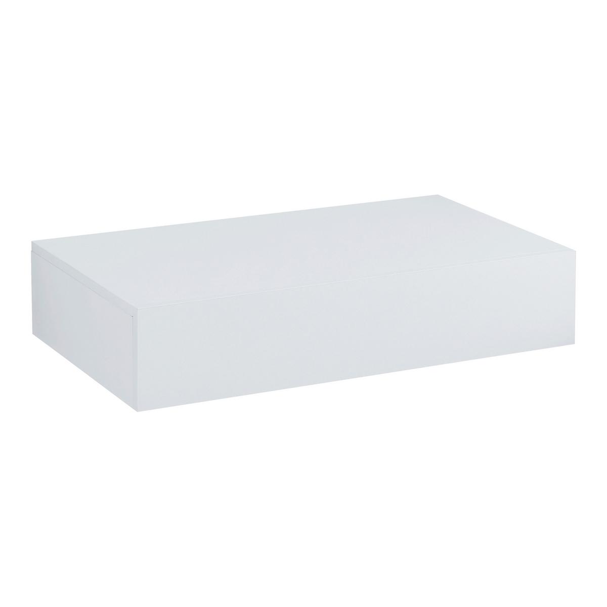 WANDREGAL Kärsämäki - Weiß, Holzwerkstoff (60/12/35cm) - [en.casa]