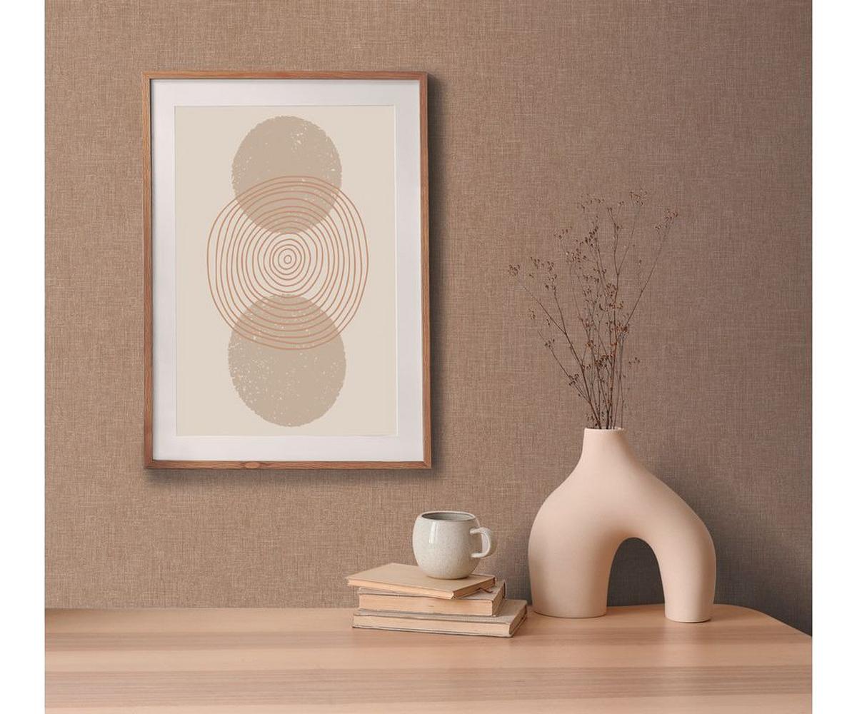 VLIESTAPETE Braun 53/1005 cm - Braun, Textil (53/1cm) - KUNSTLOFT