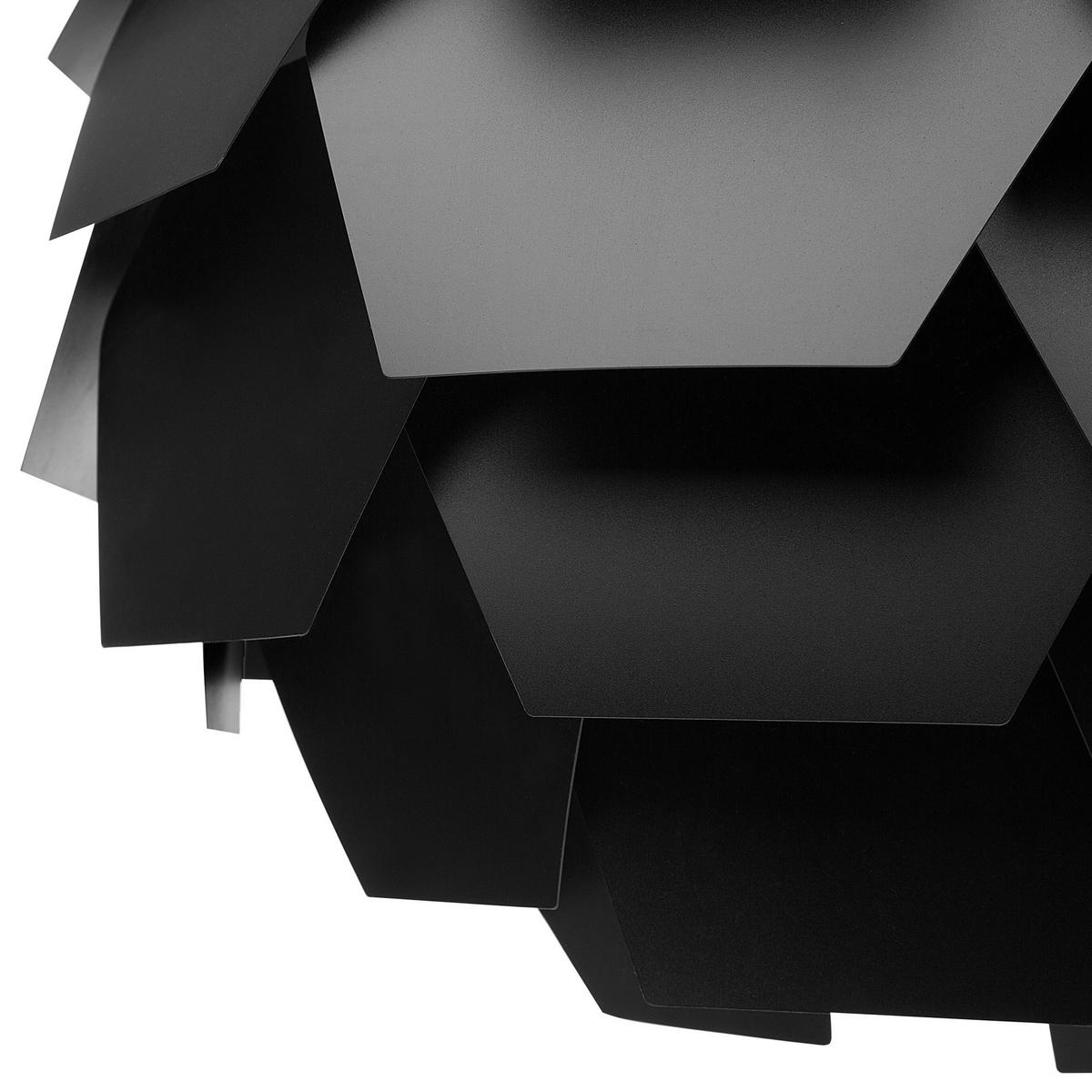 HÄNGELEUCHTE Segre Mini 40/40/165 cm - Schwarz, Kunststoff (40/40/30cm) - Beliani