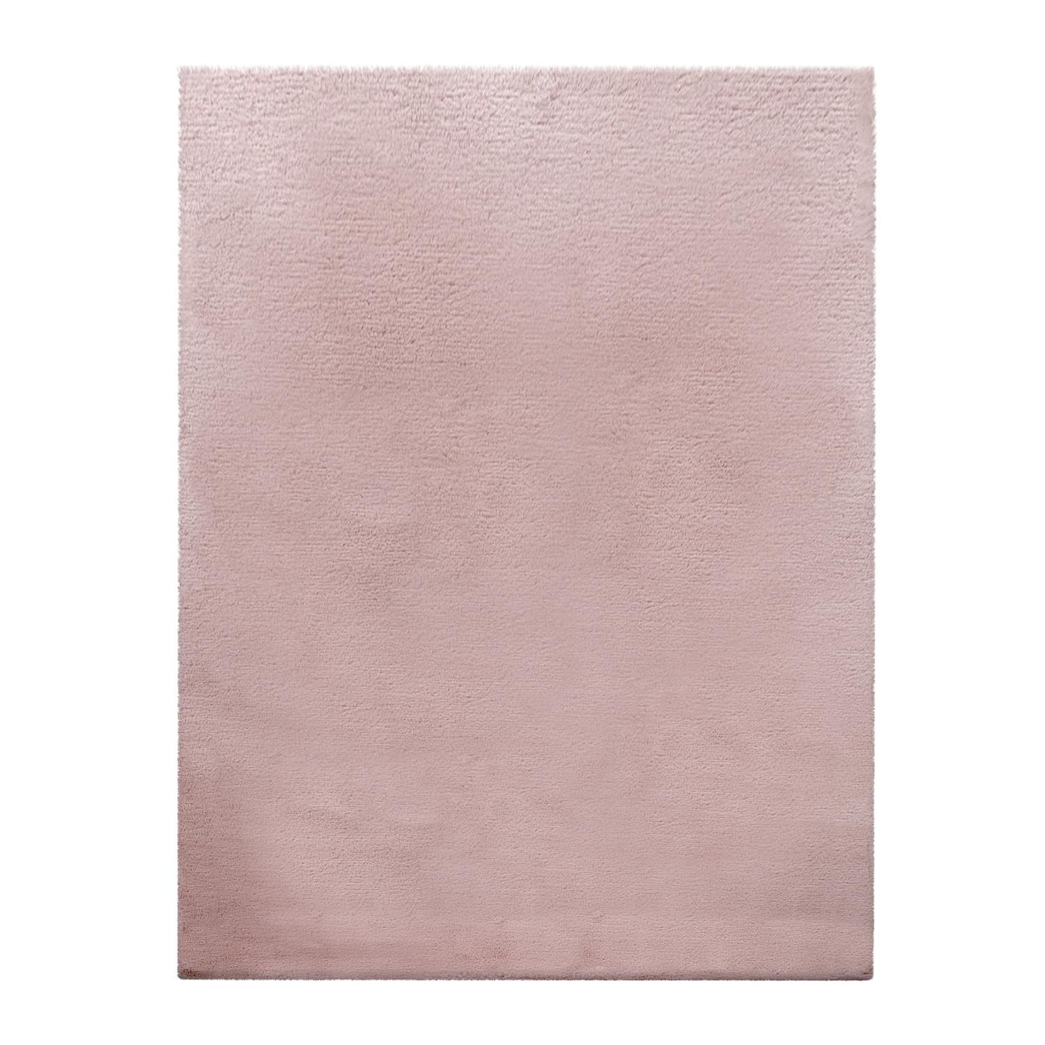 HOCHFLORTEPPICHE Pink 140 x 200 cm - Pink, Kunststoff (140/200cm) - TT Home
