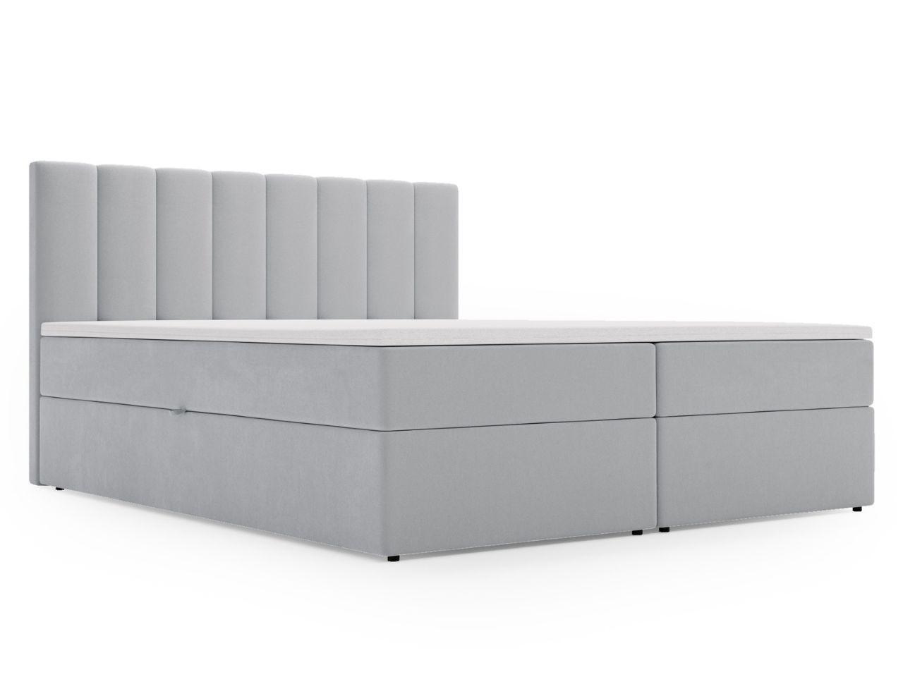 BOXBETT Mocca 140x200 Grau - Grau, Holz/Textil (140/200cm) - Graingold