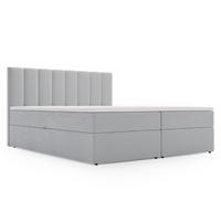 BOXBETT Mocca 140x200 Grau - Grau, Holz/Textil (140/200cm) - Graingold