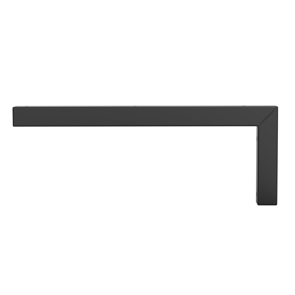 REGALHALTERUNG - Schwarz, Metall (40/15/3cm) - ML-DESIGN