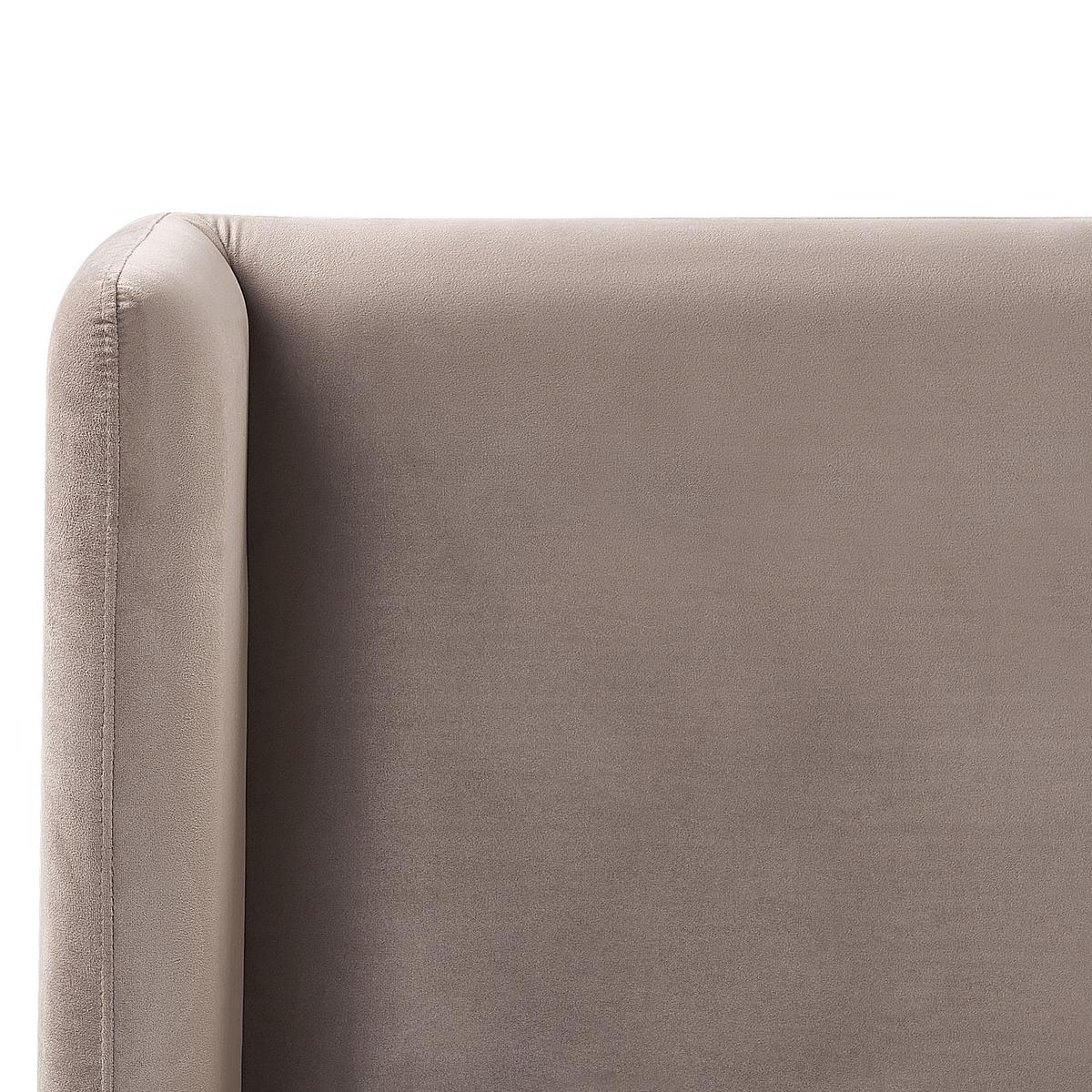 POLSTERBETT 180/200cm Taupe Arette - Taupe, Textil (180/200cm) - Beliani