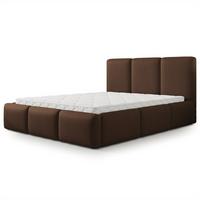 POLSTERBETT ARSIL 180x200 cm mit Bettkästen - Braun - Braun, Holz/Textil (180/200cm) - MASSENO