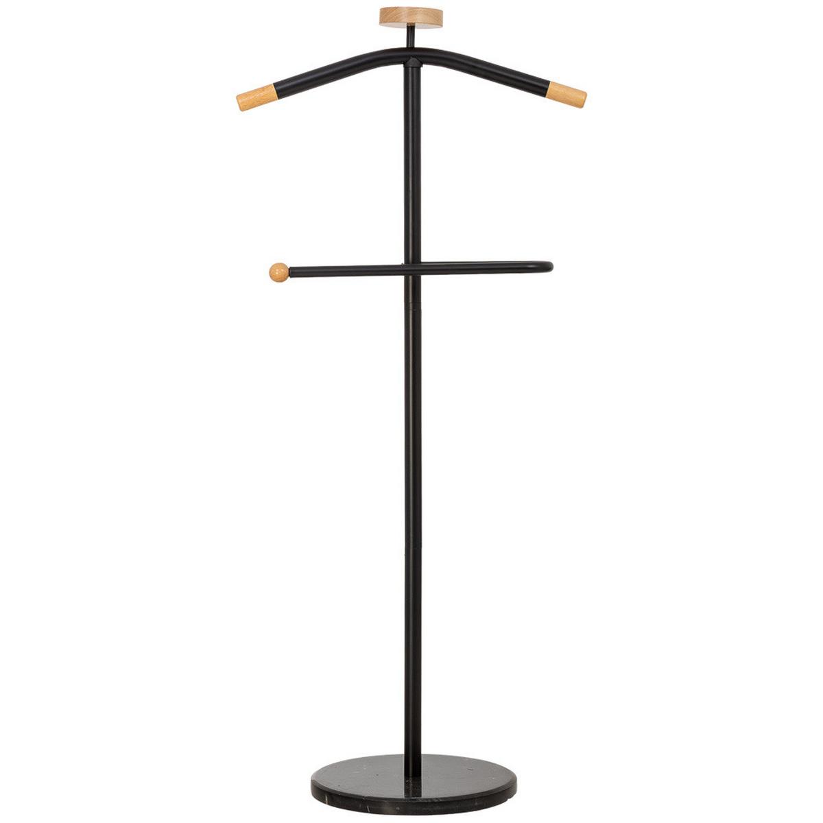 GARDEROBENSTÄNDER aus metall und holz - Schwarz, Metall (30/120/30cm) - Wanderlust