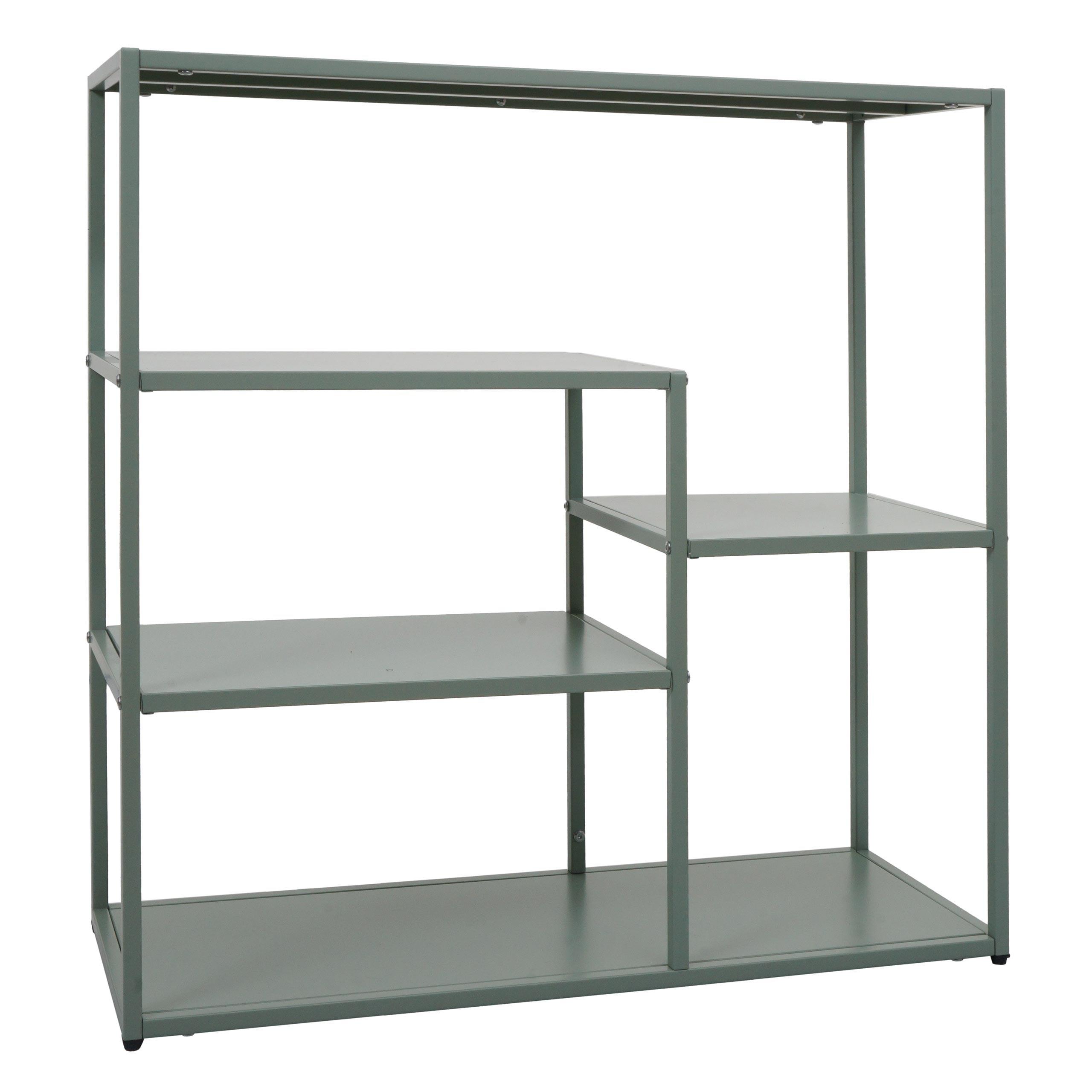 REGAL Grün - Grün, Metall (80/80/30cm) - MCW