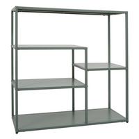 REGAL Grün - Grün, Metall (80/80/30cm) - MCW