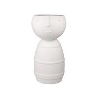 VASE "KLAUS" Studio 8 Vultus weiß 30 cm - Weiß, Keramik (30cm) - Goebel