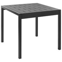 GARTENTISCH 81/84 cm Schwarz Bartica - Schwarz, Kunststoff (81/84/77cm) - Beliani