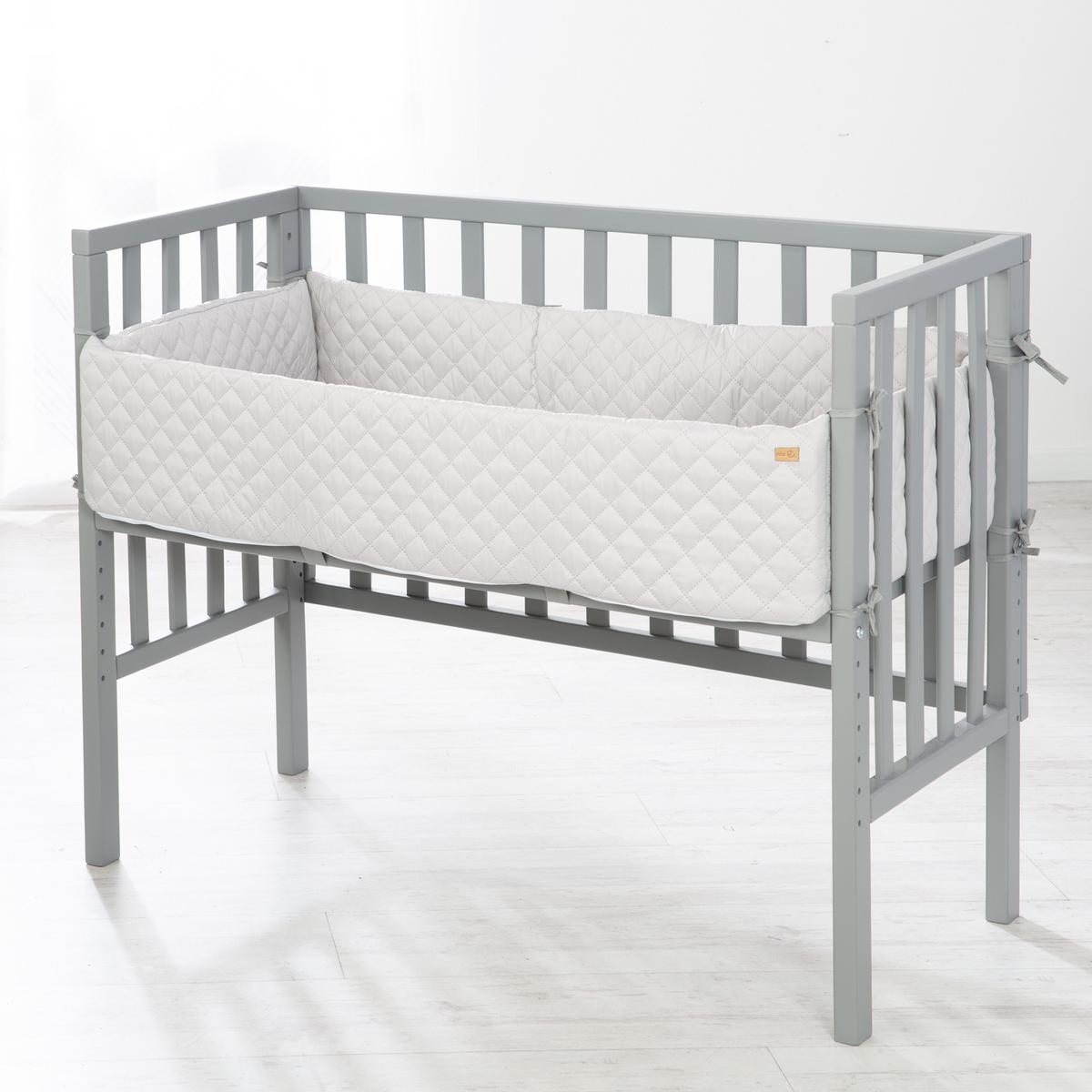 BEISTELLBETT roba Style grau 2in1 Set 90 x 45 cm - Taupe/Grau, Holzwerkstoff (45/90cm) - Roba