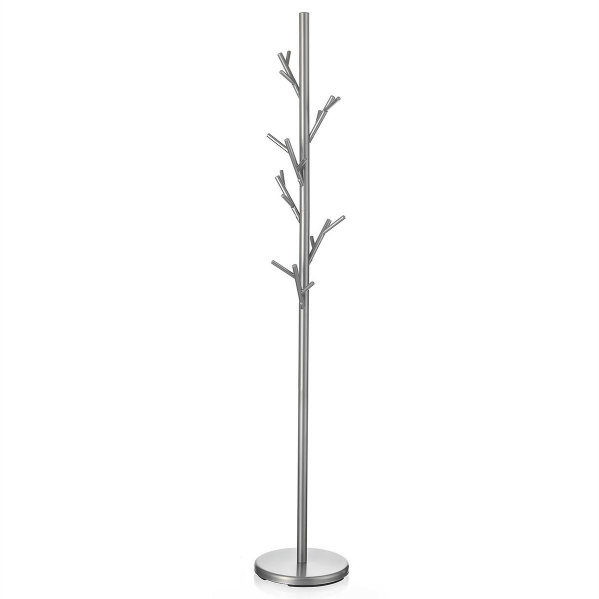 KLEIDERSTÄNDER ZENO grau - Grau, Metall (30/177/30cm) - IDIMEX