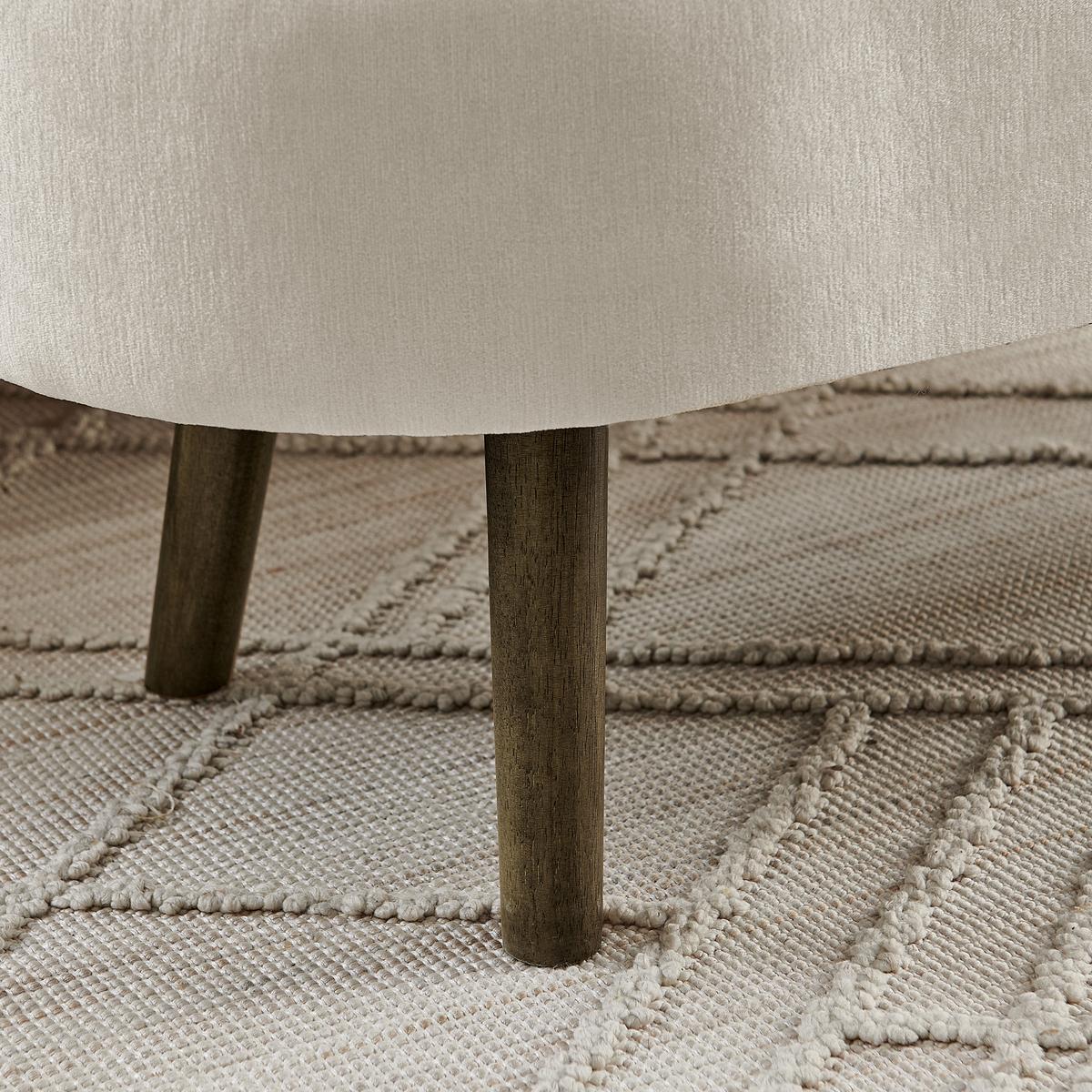AUFBEWAHRUNGSTRUHE velvet & gold 110 cm - Beige, Textil (110/42/40cm) - Urban Meuble