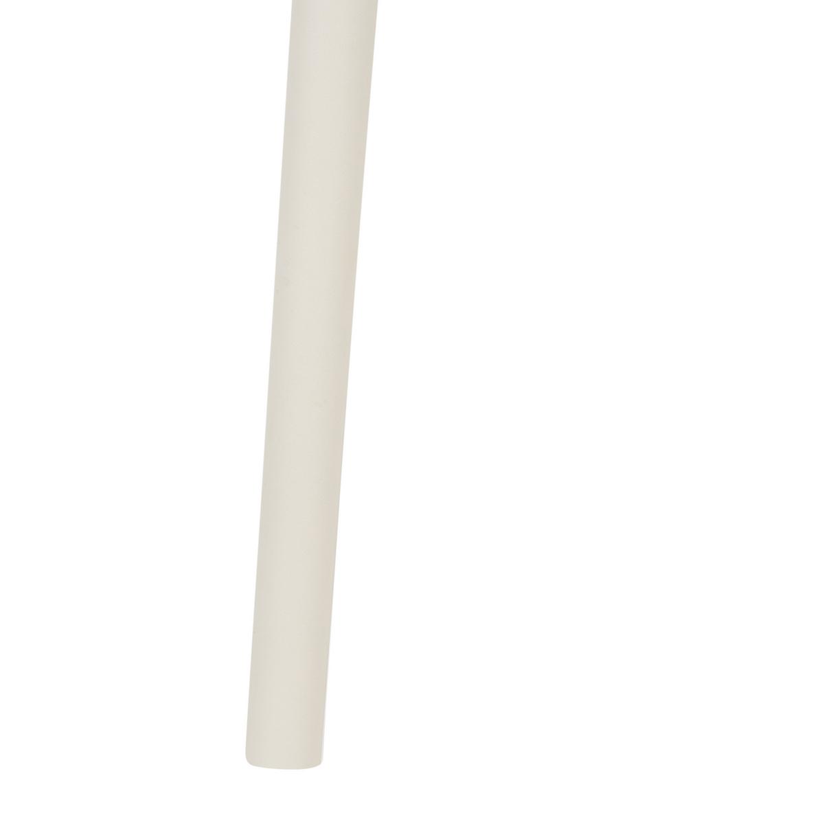 GARTENSTUHL 4er-Set Cremeweiß Covolo - Weiß, Kunststoff (50/86/52cm) - Beliani