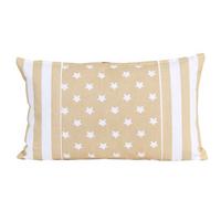 PATCHWORK-KISSENHÜLLE Sterne 30/50 cm - Beige, Textil (30/50cm) - Homescapes