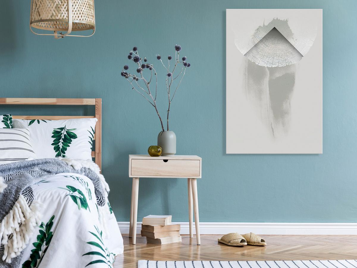 KUNSTDRUCK Grau 40/60 cm - Grau, Textil (40/60cm) - KUNSTLOFT