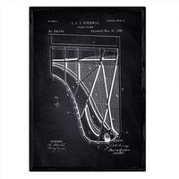 POSTER Klavier 2 Patent A3 Rahmenlos - Schwarz, Papier (29.7/5/42cm) - Nacnic