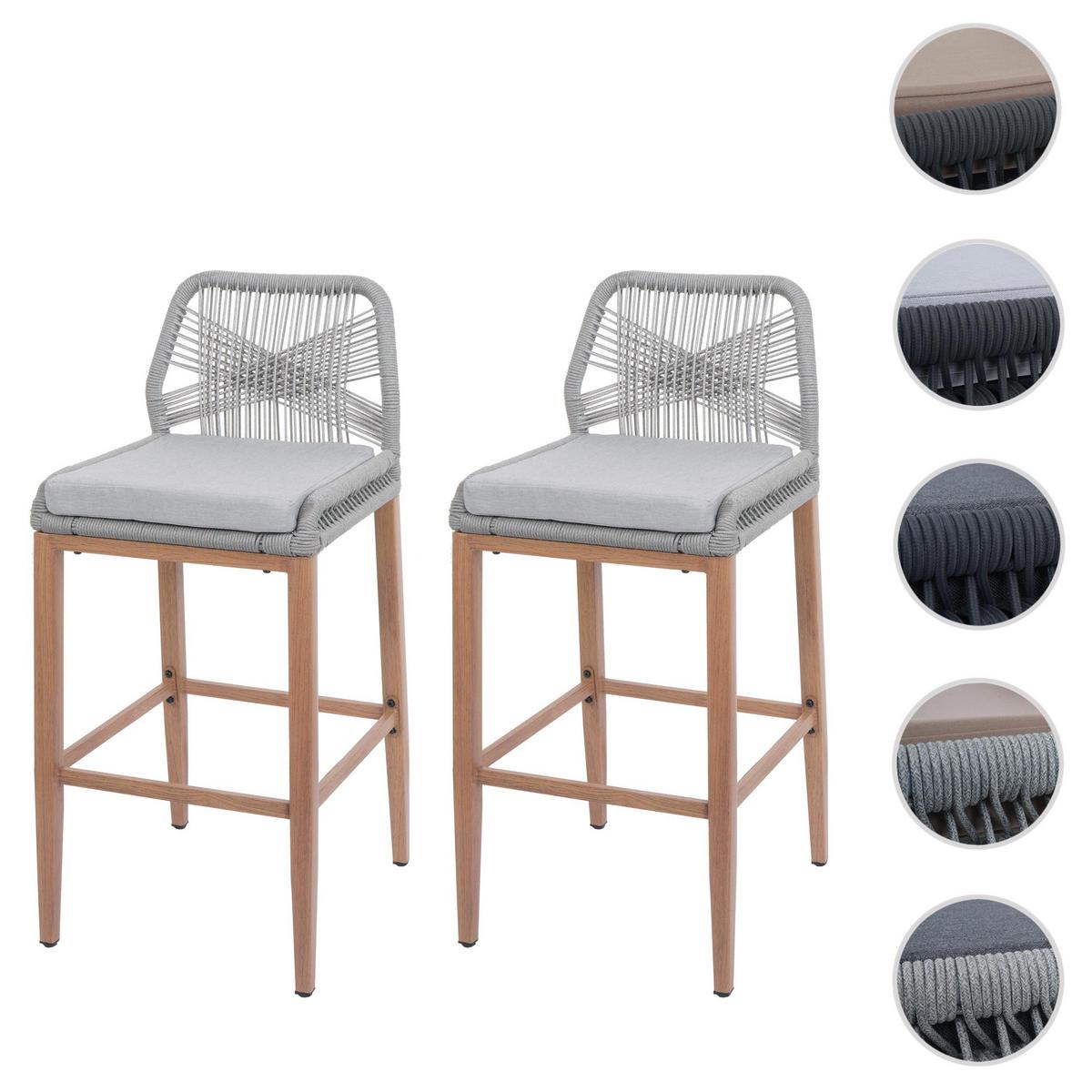 BARHOCKER Hellgrau - Hellgrau, Metall (45/101/50cm) - MCW