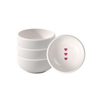 DIPSCHALEN With Love weiß ø 8 cm 6er Set - Weiß, Keramik (8cm) - like.Villeroy & Boch