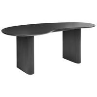 ESSTISCH Schwarz 198/93 cm Peery - Schwarz, Holzwerkstoff (198/93/76cm) - Beliani