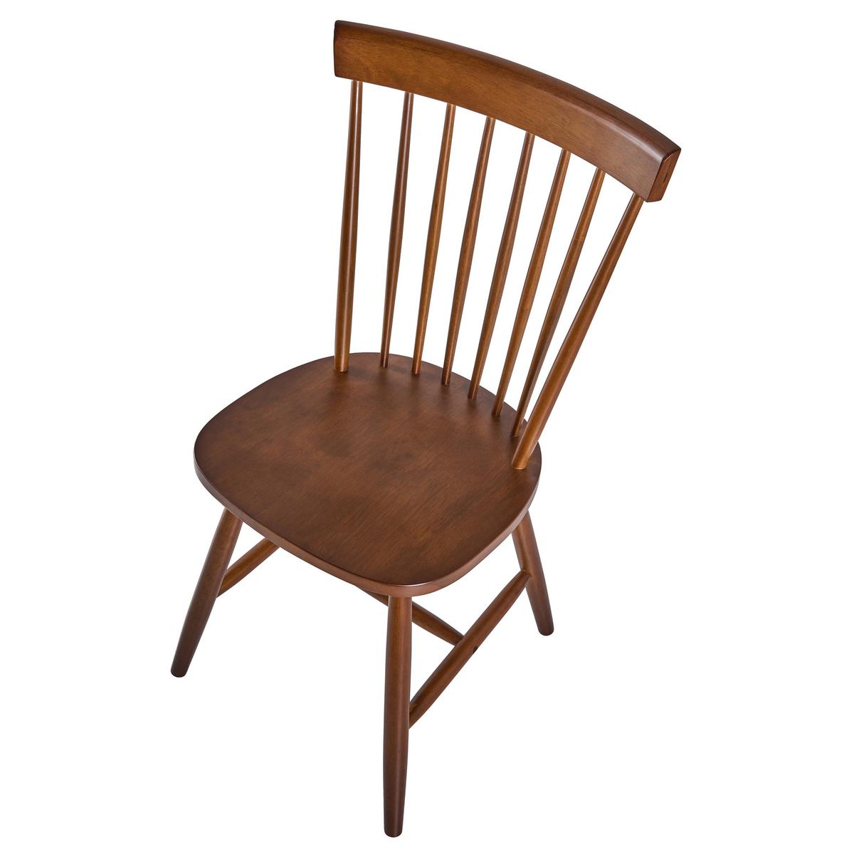 ESSZIMMERSTUHL 2er-Set Holz Braun Burges - Braun, Holz (50/90/56cm) - Beliani