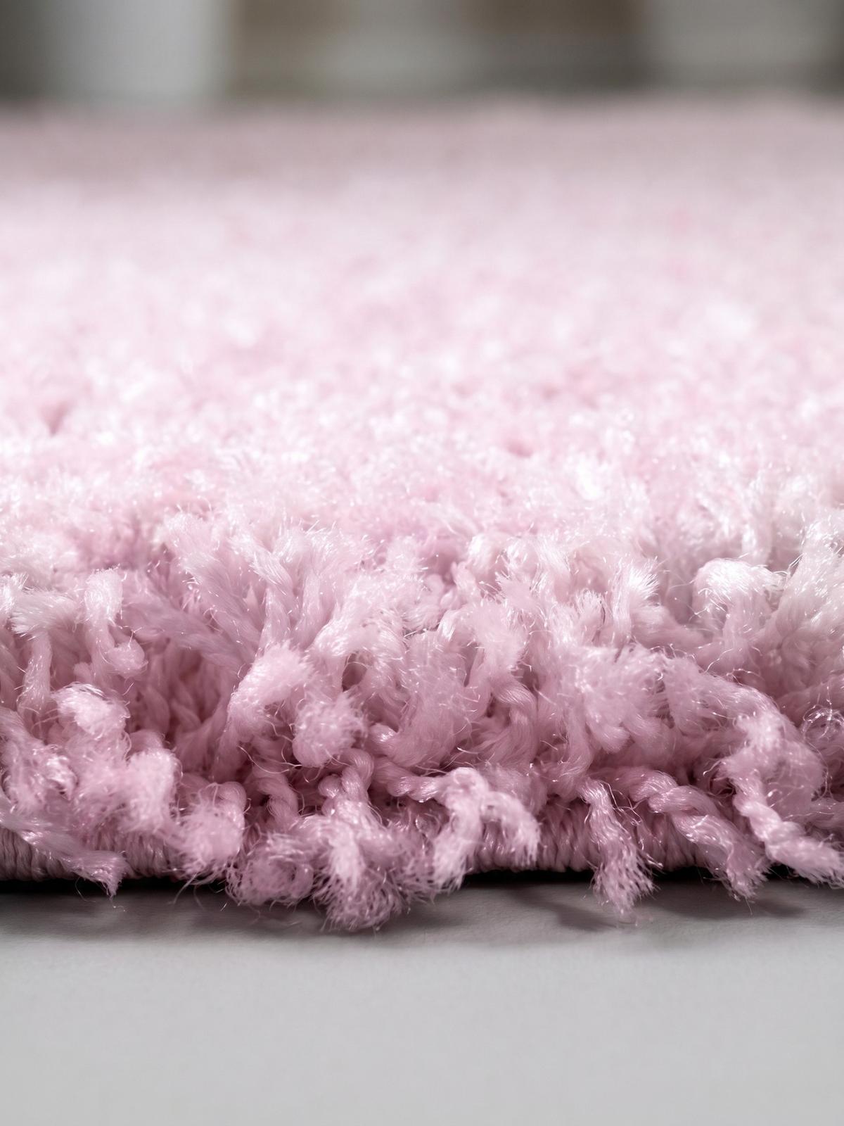 HOCHFLORTEPPICH RHEIN, einfarbig, aus Polypropylen, Rosa, 240 x 340 cm - Rosa, Textil (340/240cm) - KADIMA DESIGN