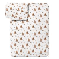 BABY Bambus-Bettwäsche Bärchen - Weiß, Textil (100/135cm) - waldin
