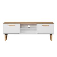 TV-MÖBEL Denver Weiß - Weiß, Holzwerkstoff (35/47/120cm) - Petits-meubles