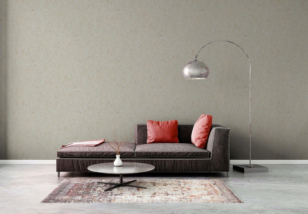 VLIESTAPETE Gold 53/1005 cm - Goldfarben, Kunststoff/Textil (53/1cm) - KUNSTLOFT