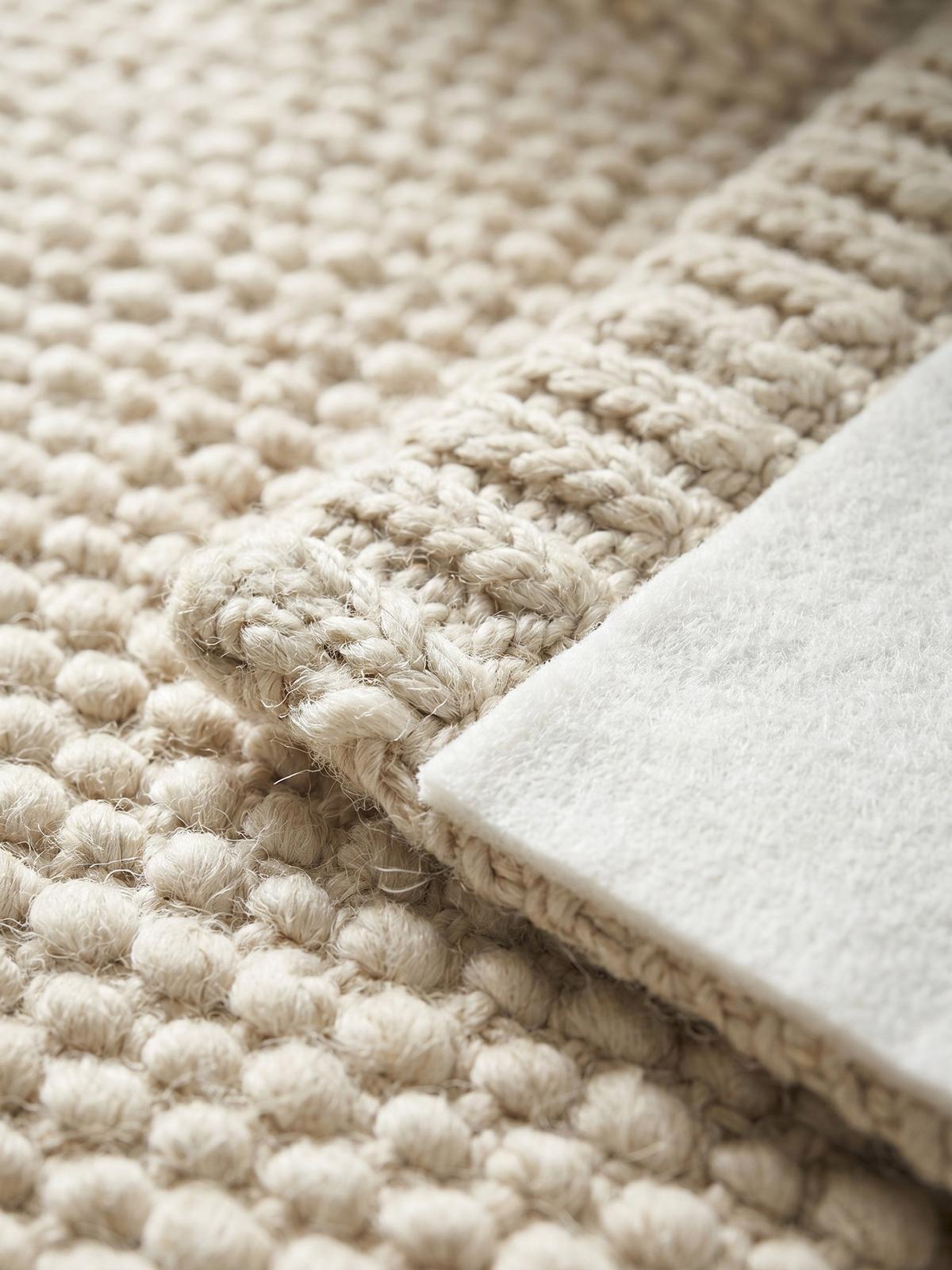 ANTI-RUTSCH-UNTERLAGE, einfarbig, Weiß, 180 x 270 cm - Weiß, Textil (270/180cm) - KADIMA DESIGN