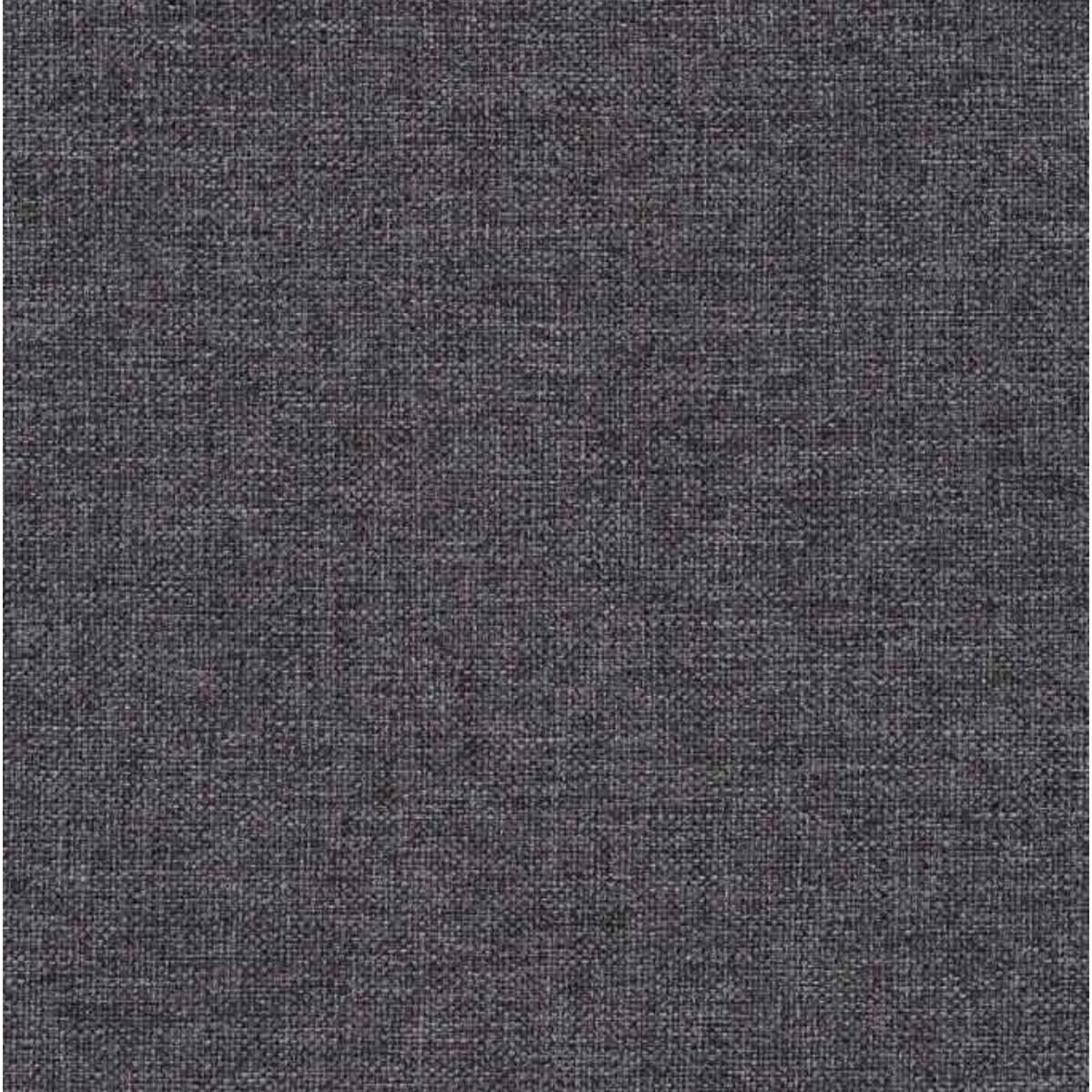 OHRENSESSEL mit HOCKER, hoher Sitzkomfort durch Wellenunterfederung B90/H98/T76 cm, Strukturstoff Grau / 18001 - Schwarz/Grau, Holz/Textil (90/98/76cm) - luma-home