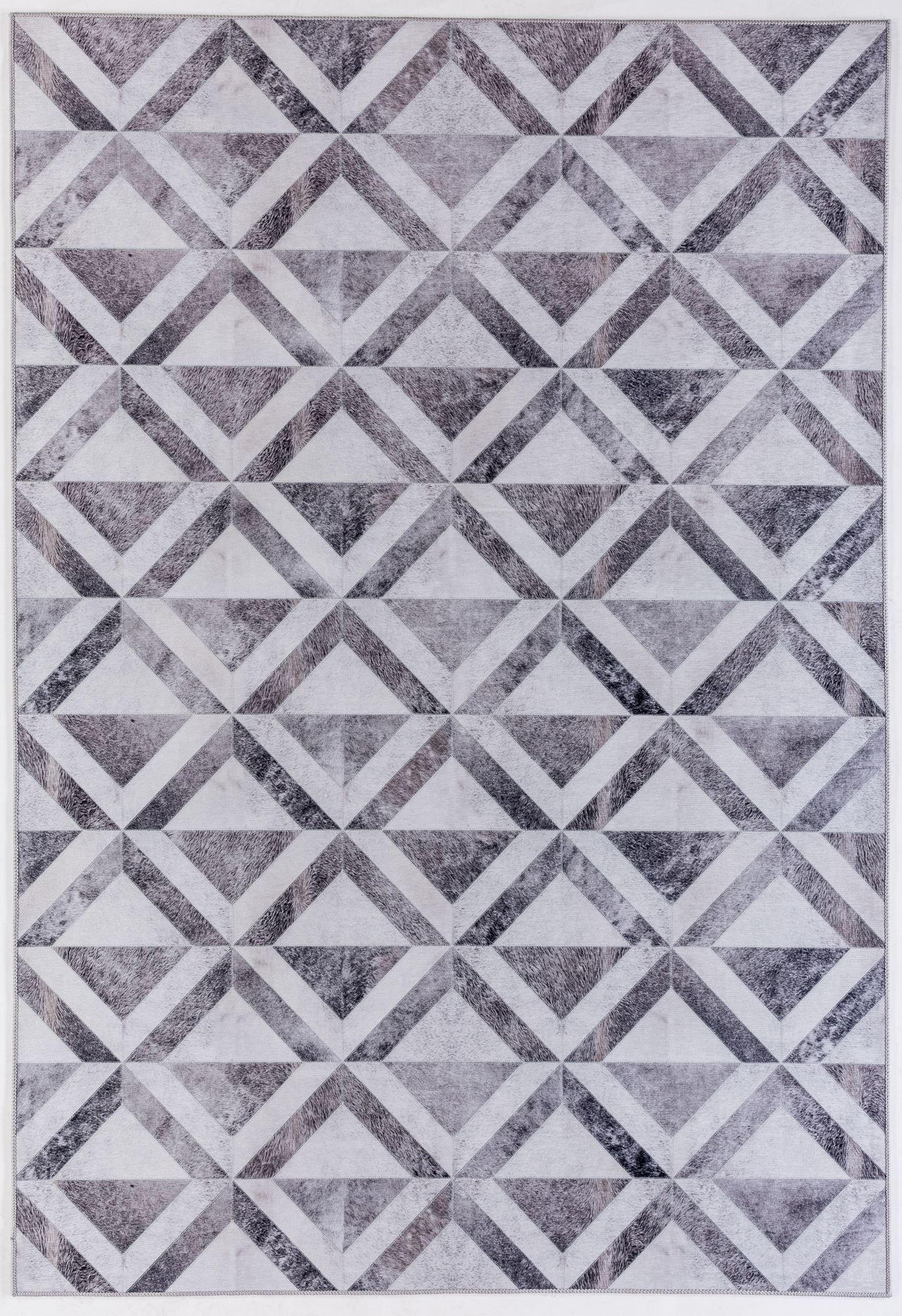 KURZFLORTEPPICH Serena 70x140 cm - Grau, Textil (70/140cm) - Gino Falcone