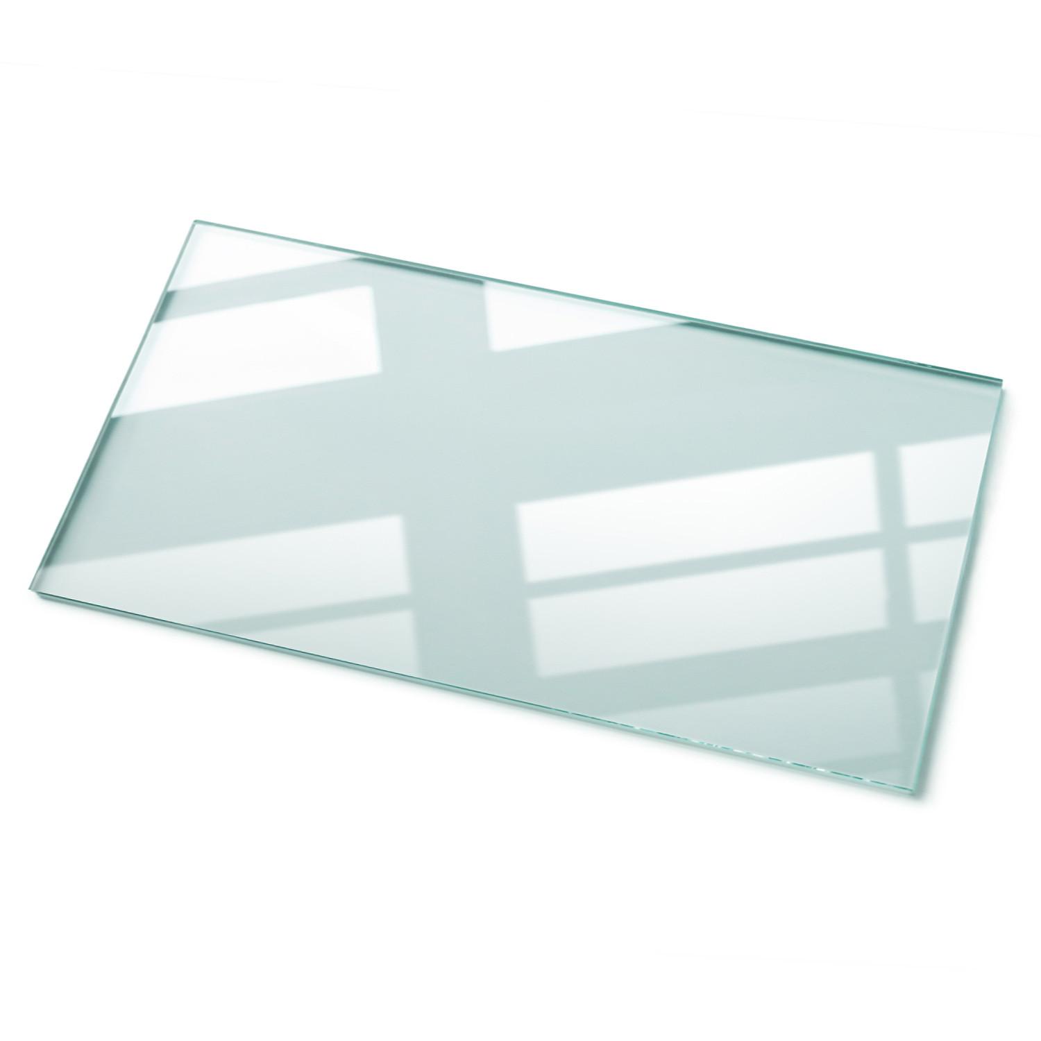 TISCHPLATTE 140 x 70 cm Transparente Glasplatte - Transparent, Glas (70/140/0.4cm) - TULUP
