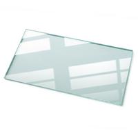 TISCHPLATTE 140 x 70 cm Transparente Glasplatte - Transparent, Glas (70/140/0.4cm) - TULUP