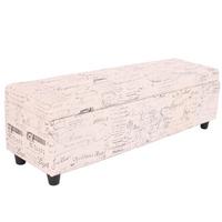 AUFBEWAHRUNGS-TRUHE Cremeweiß - Weiß, Textil (114/45/45cm) - MCW