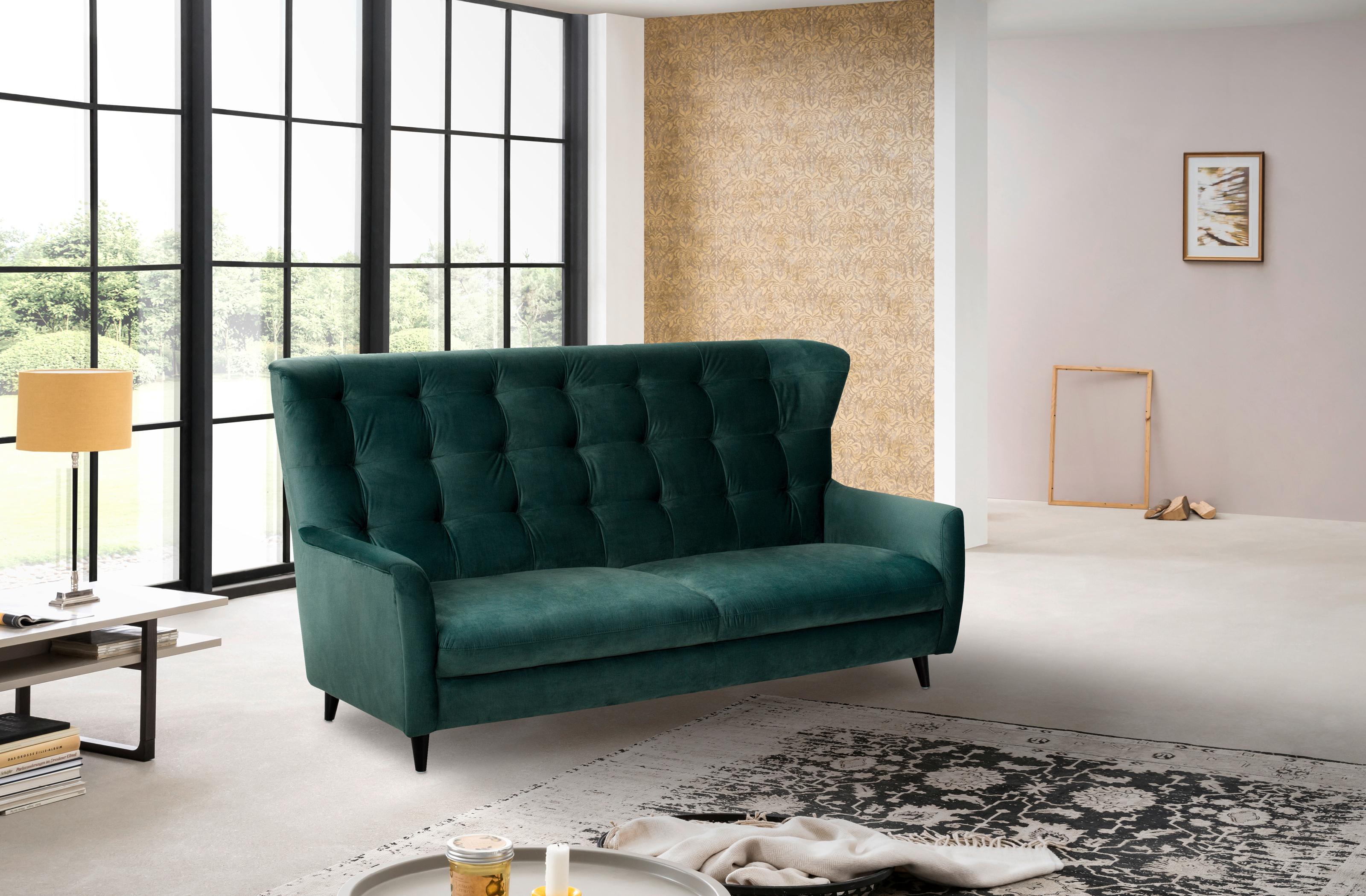 Zielona sofa