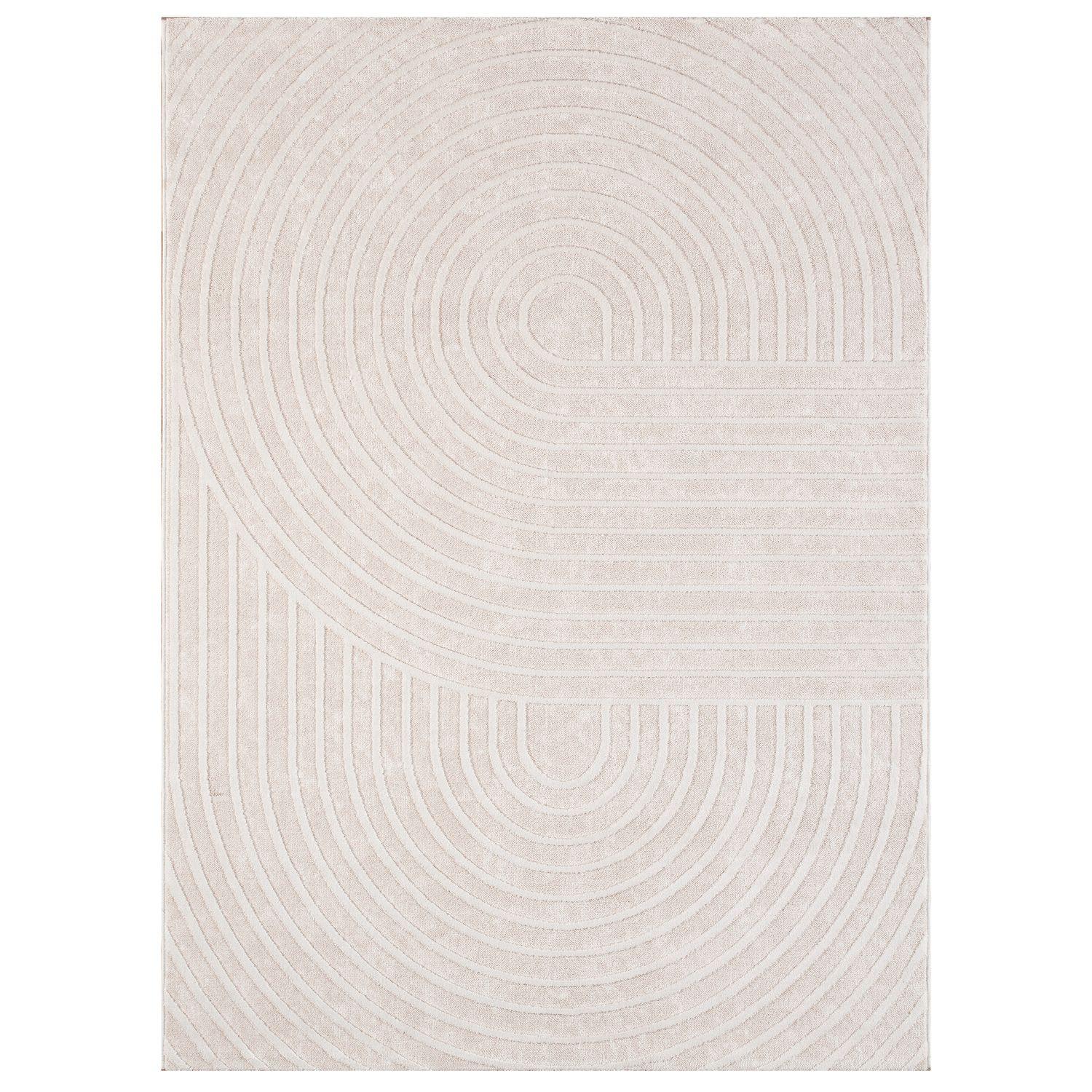 FLACHWEBETEPPICH Boho Creme 230 x 320 cm - Creme, Kunststoff (230/320cm) - TT Home